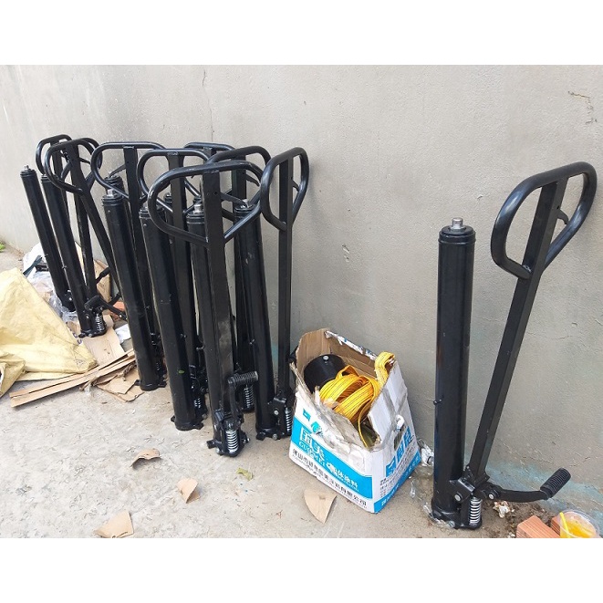 Bơm ben thủy lực con đội cho xe nâng tay cao 1000kg cao 1.6M giá rẻ có sẵn
