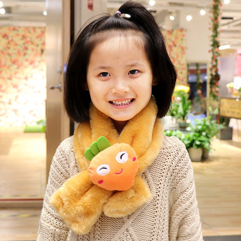 Khăn Choàng Cổ Giữ Ấm Hình Trái Cây Cho Bé