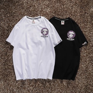 Áo Thun Ngắn Tay In Hình Aape Thời Trang