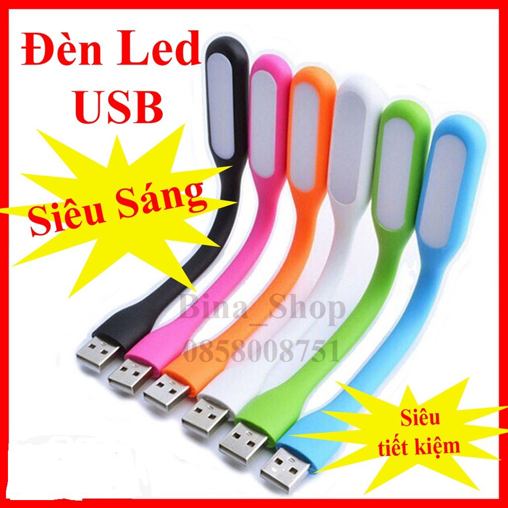 Đèn LED đọc sách cắm cổng USB máy tính tiện dụng gọn nhẹ
