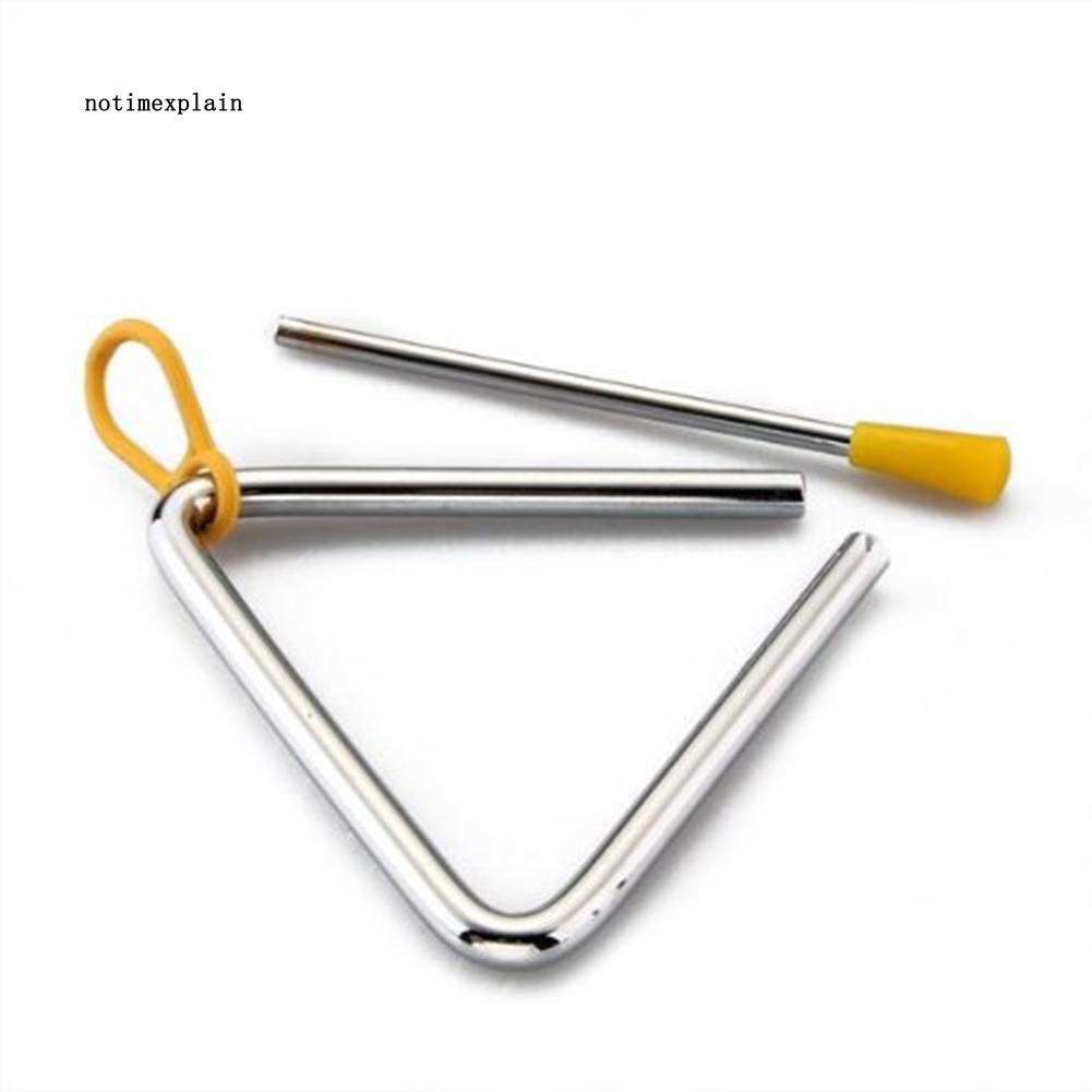 Chuông tam giác kích thước 4inch dùng làm nhạc cụ dạy học mẫu giáo