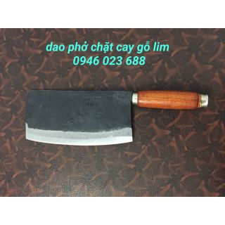 Dao phở chặt nhíp xe cay gỗ lim Đa Sỹ
