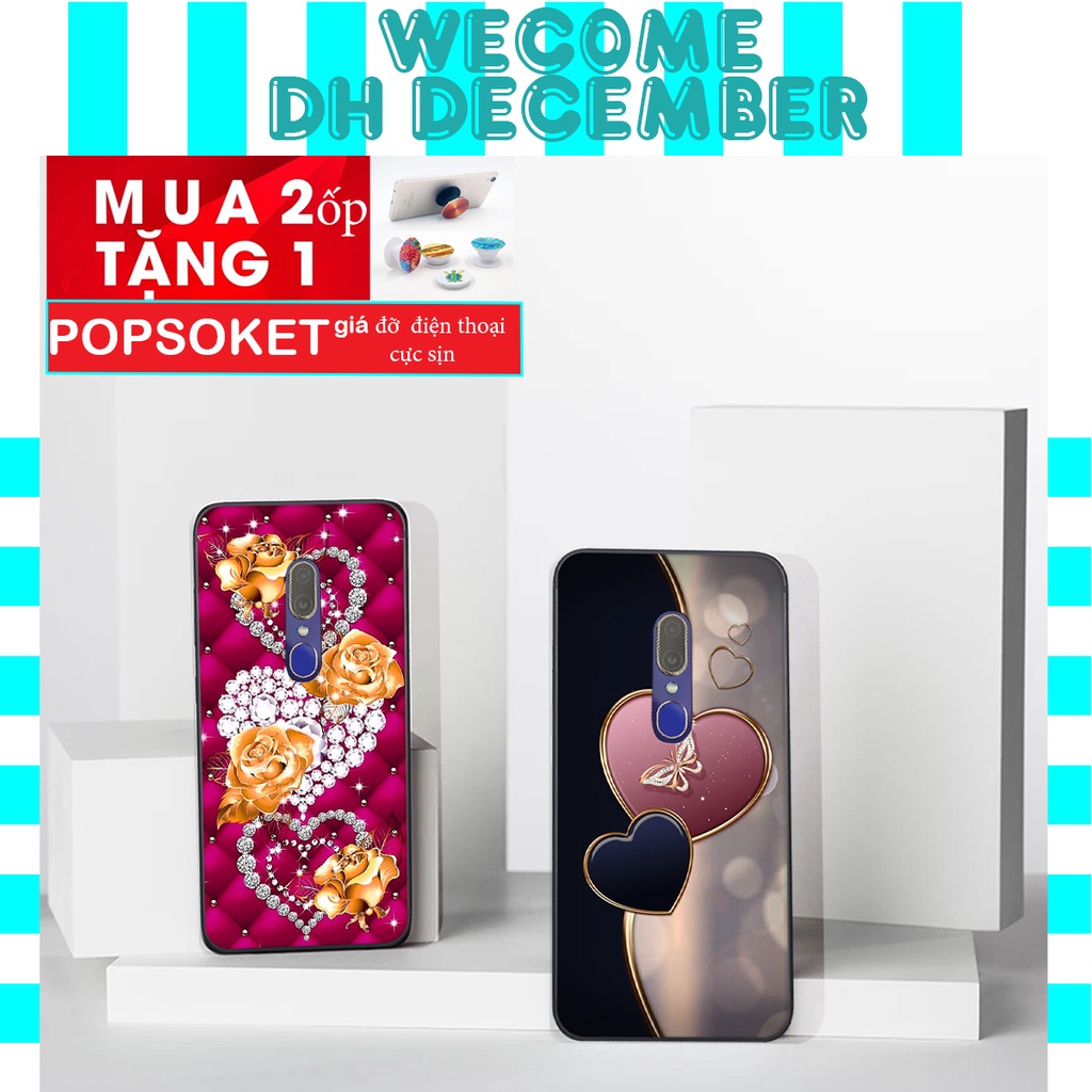 HOT SALE OFF ( 2 ỐP TẶNG 1 POP) Ốp lưng Oppo F11 in hình hoa tinh tế , mới mẻ DH DECEMBER