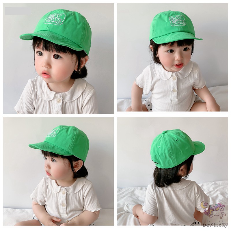 Mũ Lưỡi Trai Thêu Chữ Phong Cách Hàn Quốc Cho Bé