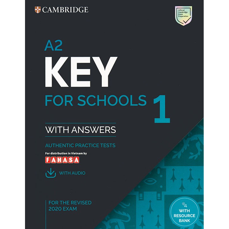 Sách - Cambridge A2 Key for Schools 1 - For the revised 2020 exam (kèm code online) | Shopee Việt Nam