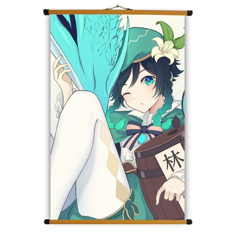 Poster Vải Venti Genshin Impact