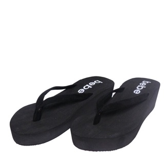 Dép xốp cao xỏ ngón đen NAHI DC01