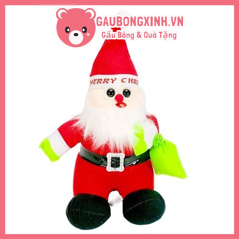 Gấu Bông Ông Già Noel Cute đủ size 30cm - 1m, Búp Bê Santa Clause, Quà Tặng Giáng Sinh ý nghĩa Gaubongxinh.vn