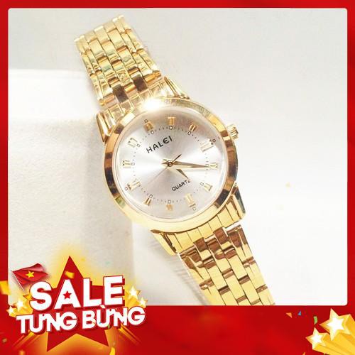 Đồng hồ nữ Halei 8686 Gold chính hãng thời trang dây vàng quyến rũ mọi ánh nhìn - Đồng Hồ Halei -Hàng nhập khẩu