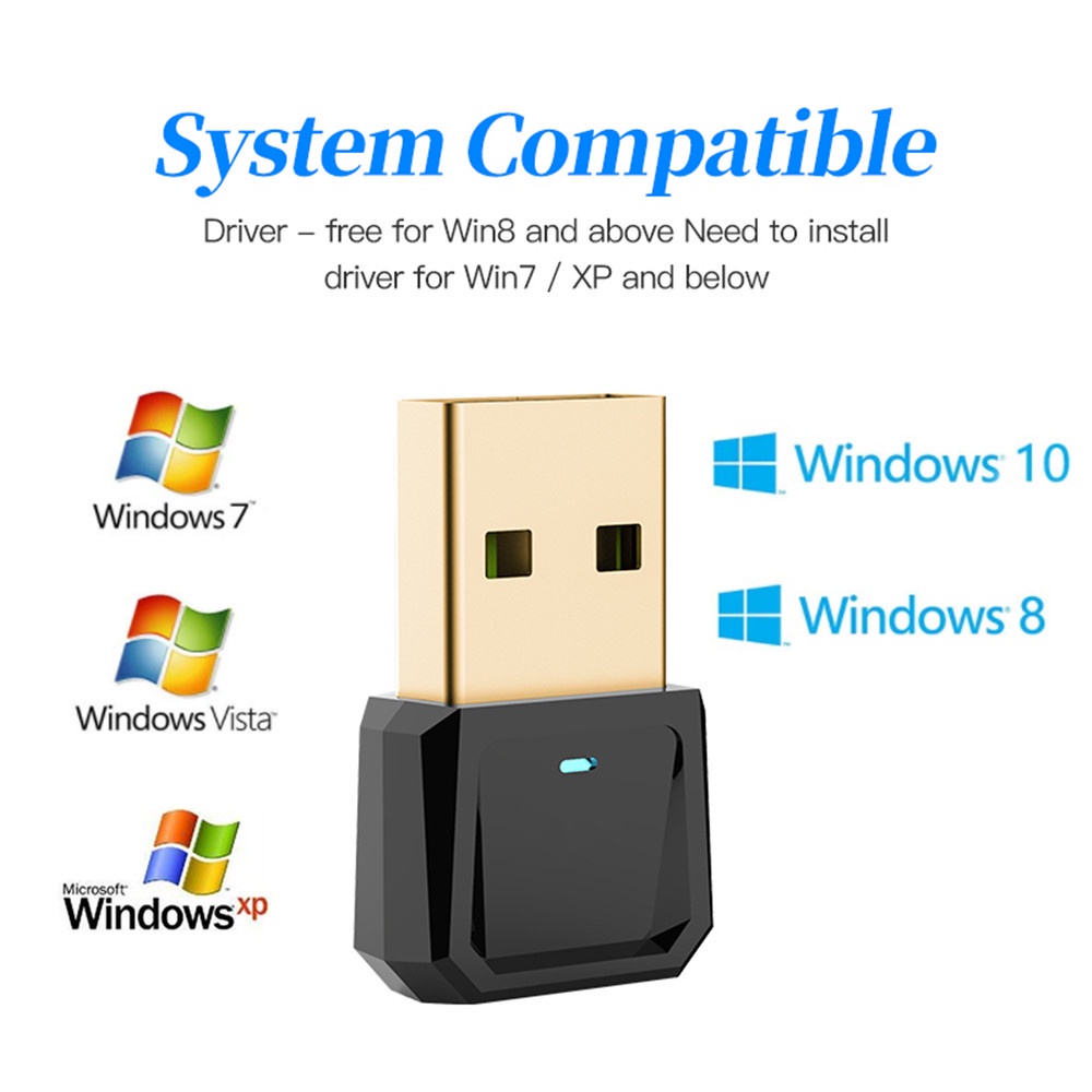 Usb Bluetooth 5.0 Nhận Truyền Tín Hiệu Kèm Phụ Kiện