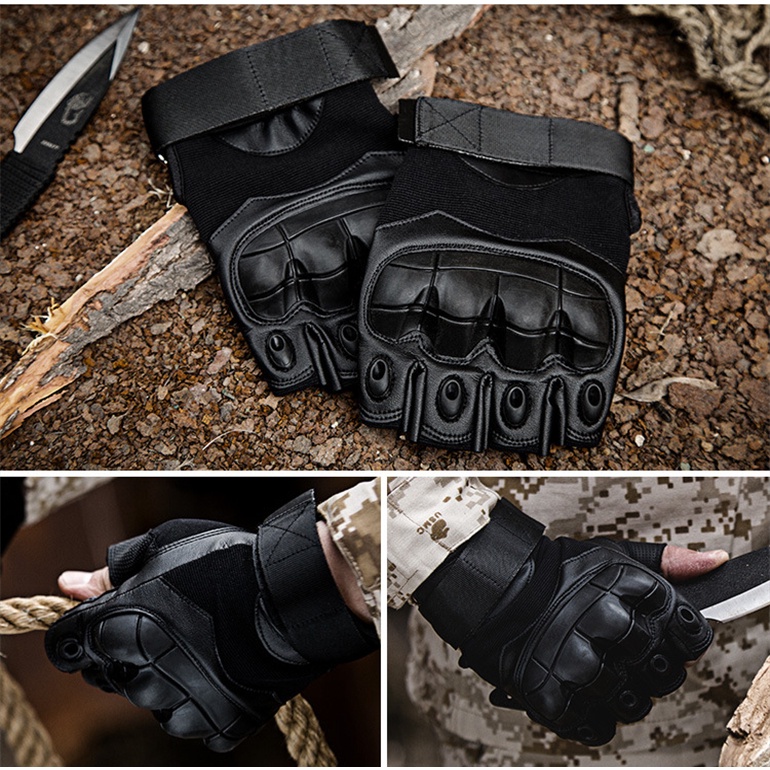 J.o.y Găng Tay Thể Thao Hở Ngón Chất Lượng Cao Cho Nam #058