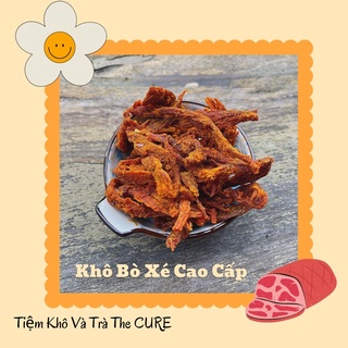 🔮 khô bò xé cao cấp - sợi dai cay đậm vị - đóng vỉ 250g và 500g