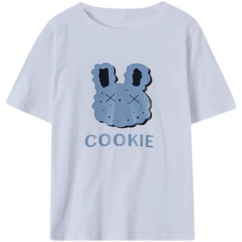 [HÀNG HÈ, KÈM QUÀ XINH] ÁO THUN, ÁO PHÔNG NAM NỮ COOKIE TAY LỠ FORM RỘNG 2 MÀU ĐEN TRẮNG SIÊU IÊU TEENS FASHION