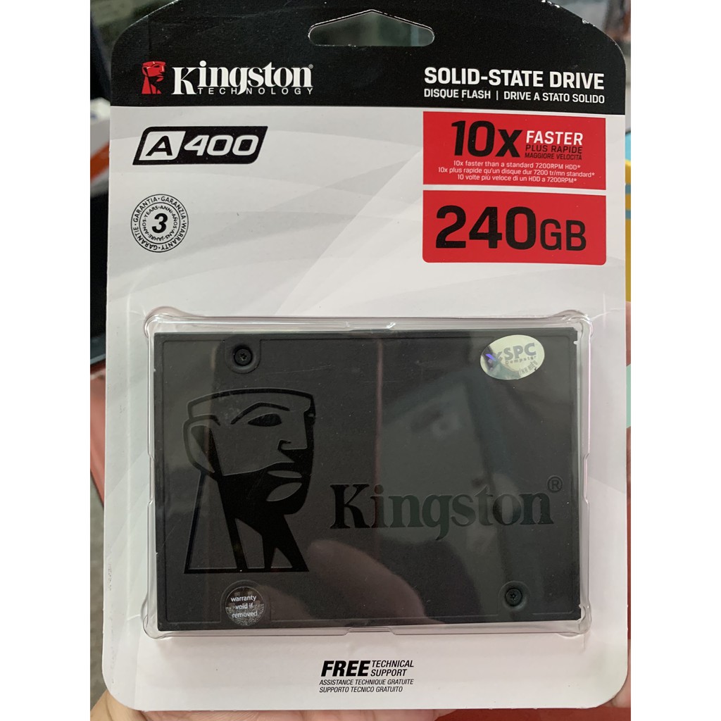 Ổ cứng SSD Kingston A400 240GB 2.5 inch SATA3 | CHÍNH HÃNG BH 36Tháng
