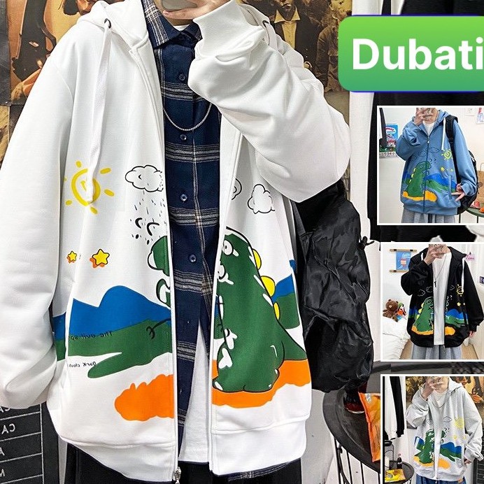ÁO KHOÁC NỈ, ÁO HOODIE CHẤT VẢI DÀY KHỦNG LONG DÂY KÉO SÀNH ĐIỆU UNISEX- DUBATI FASHION