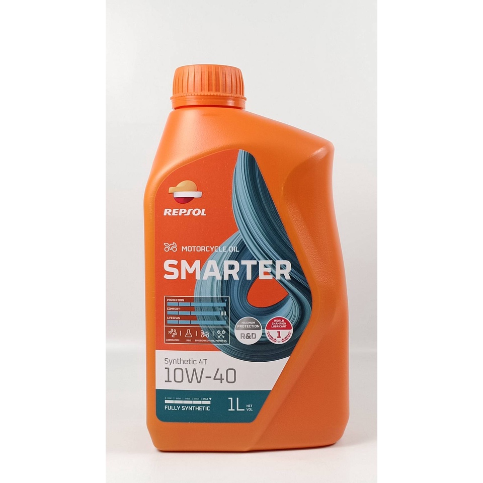 Nhot xe số Repsol Smarter Synthetic 4T 10W40 1L (Sintetico)