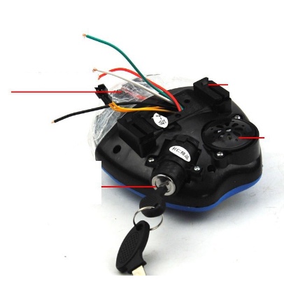 Đầu đèn lắp cho xe đạp điện 36V/48V đa năng