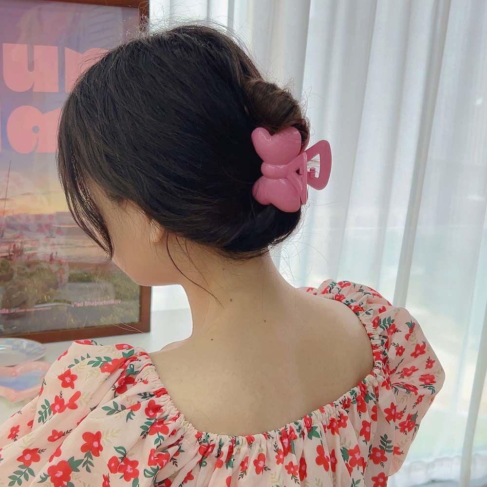 Kẹp Tóc Hình Cá Mập Màu Hồng Phong Cách Hàn Quốc Cho Nữ
