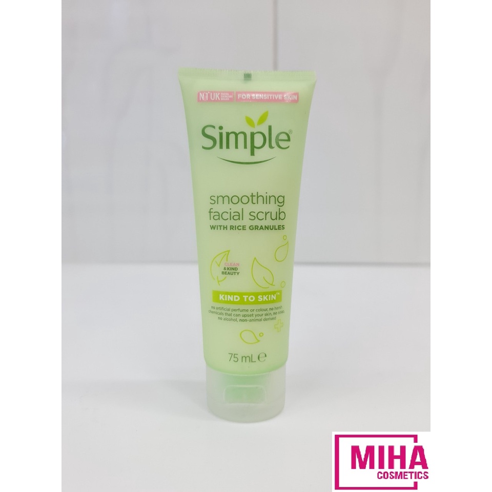 Tẩy Da Chết Da Mặt Simple Smoothing Facial Scrub 75ml