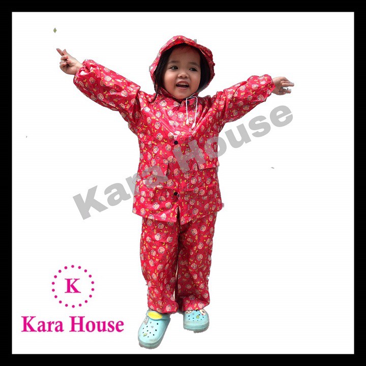 Áo Mưa Bộ Trẻ Em Vải Dù ( Nhiều size ) - SunShine Store