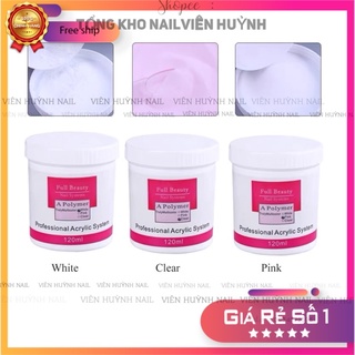 Bột đắp móng nail Ezflow 120ml , bột nặn hoa, đắp móng, đính đá nail