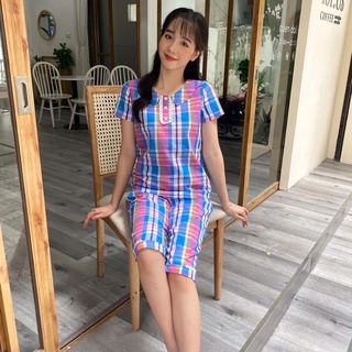 Kẻ đẹp đồ bộ mặc nhà 4 màu