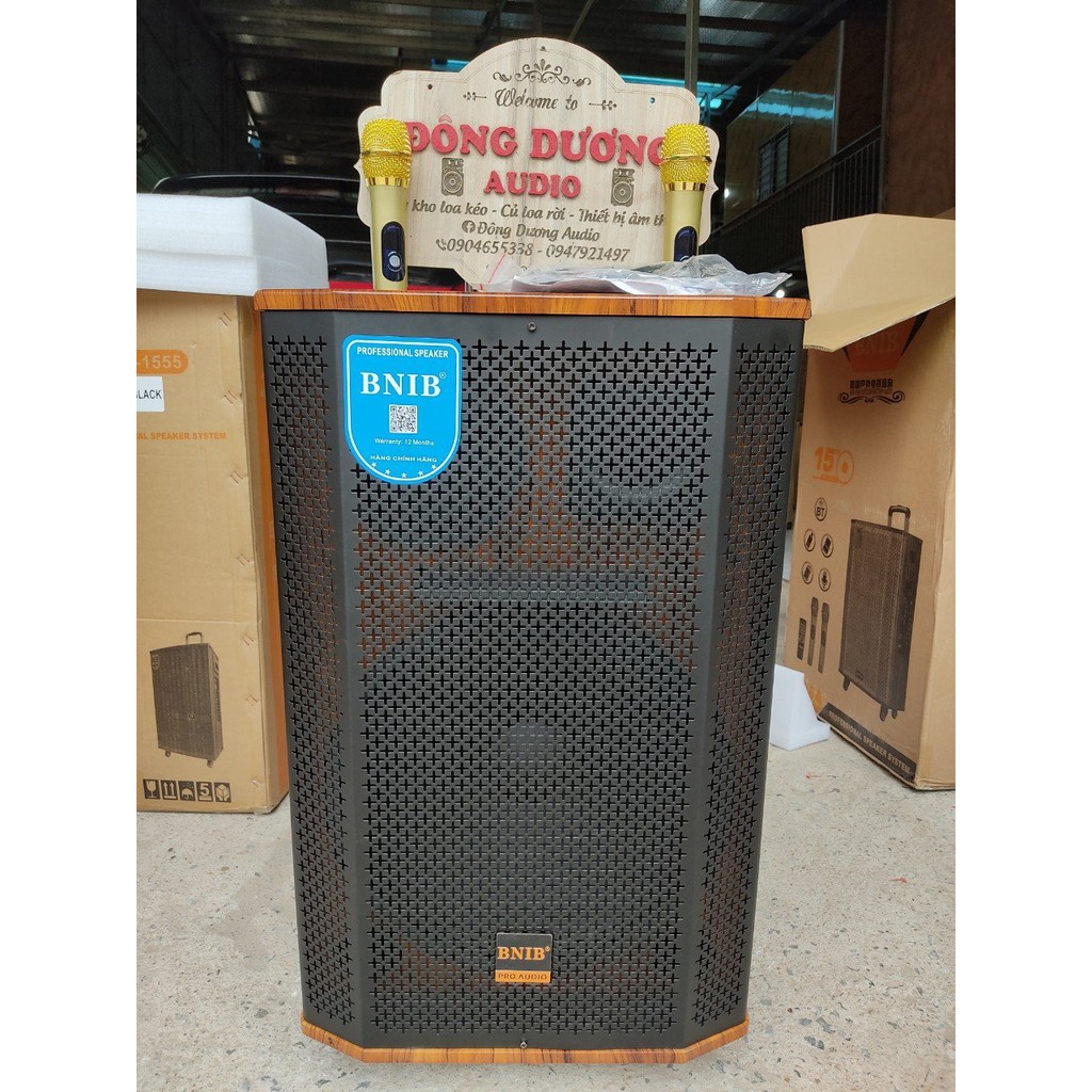 THÙNG LOA KÉO BASS 40 - 3 ĐƯỜNG TIẾNG BNIB 1506 - BASS MẠNH - LỜI TRONG - TREBLE SÁNG - HÀNG NHẬP CHÍNH HÃNG