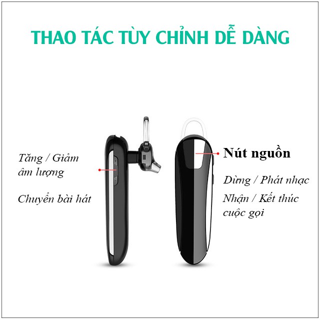 [TẶNG TAI PHỤ] Tai nghe bluetooth, tai nghe nhét tai không dây X8 Chống nước, Pin 300mAh, Đàm thoại 48h, Nghe nhạc 36h | BigBuy360 - bigbuy360.vn