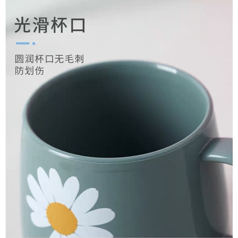 Ly uống nước hiện đại, cốc đánh răng có quai 410ml cao cấp nhựa PP an toàn sử dụng 5677