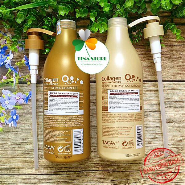 Miễn Ship🔥Cặp Dầu Gội Xả TACAVY 1000ml | Phục Hồi Tóc Hư Tổn, Khô Xơ, Gãy Rụng, Ngừa Gàu, Kích Thích Mọc Tóc |Chính Hãng | BigBuy360 - bigbuy360.vn