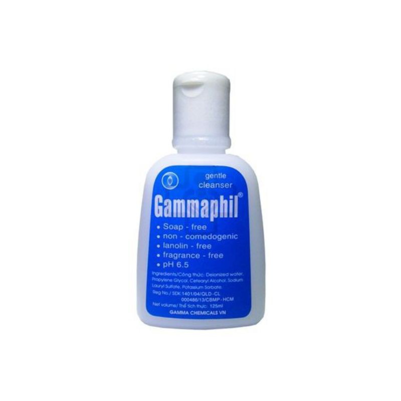 Sữa rửa mặt Gammaphil, thích hợp với mọi loại da, lọ 125ml