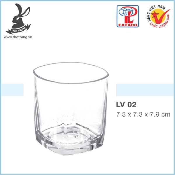 Ly Uống Nước Sinh Tố, Nước Ngọt, Bia, Rượu, Trà, Ly Kem Loại Thấp Lùn Nhựa Trong Acrylic Cao Cấp Fataco Việt Nam