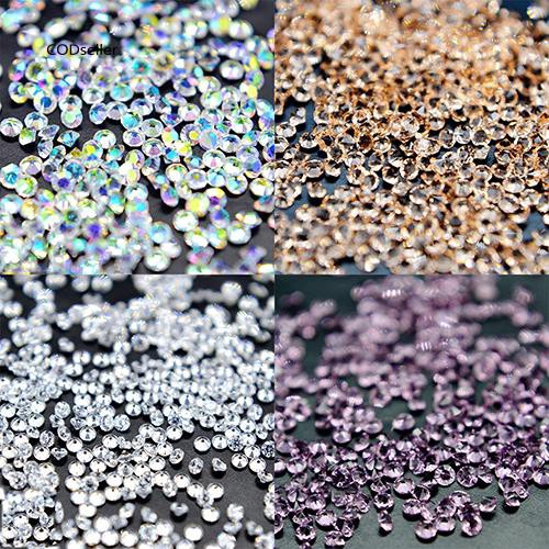 Hộp 300 cái cườm đính trang trí móng tay nghệ thuật cho nữ