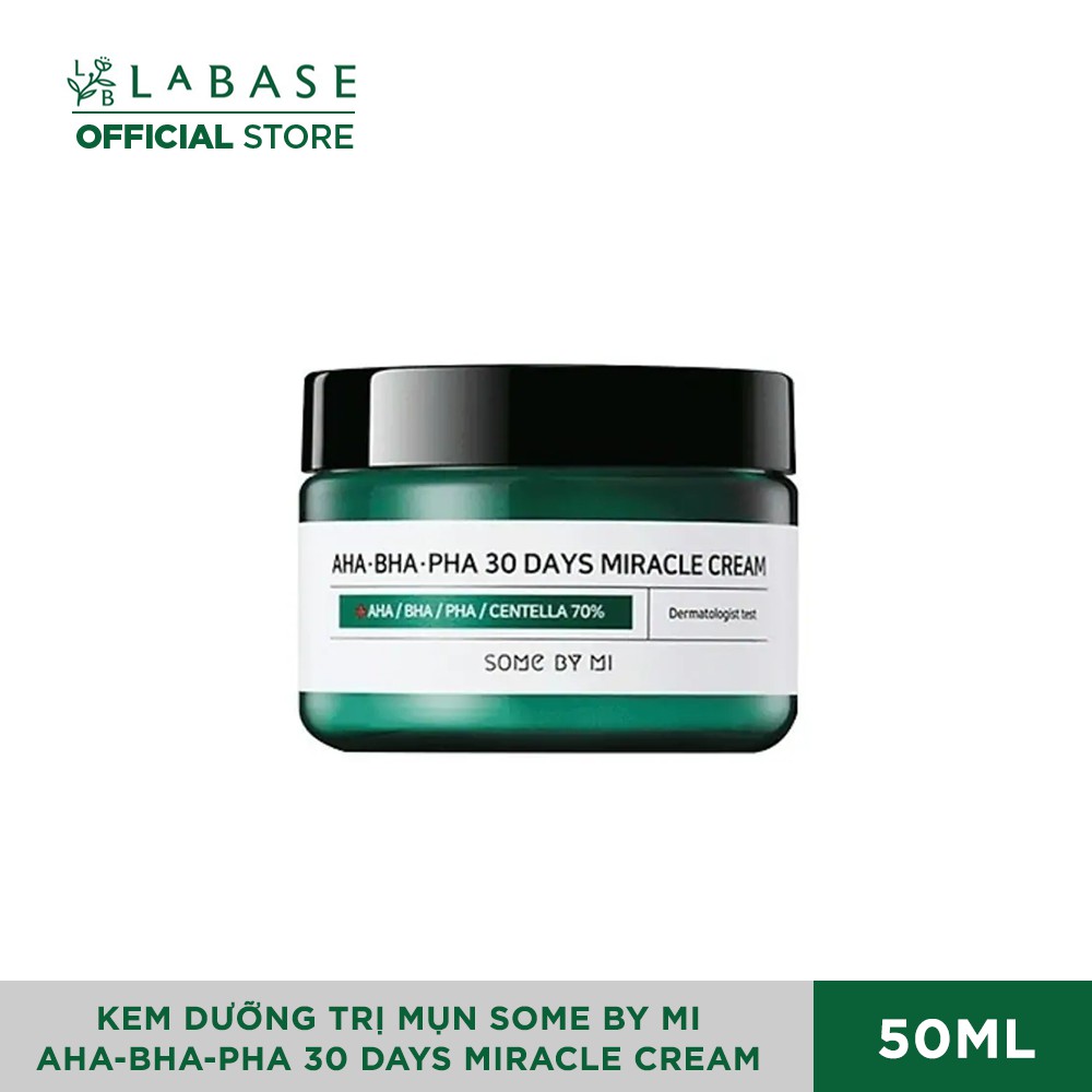 Kem Dưỡng Giảm Mụn Some By Mi AHA-BHA-PHA 30 Days Miracle Cream 60g - Hàng Nhập Khẩu