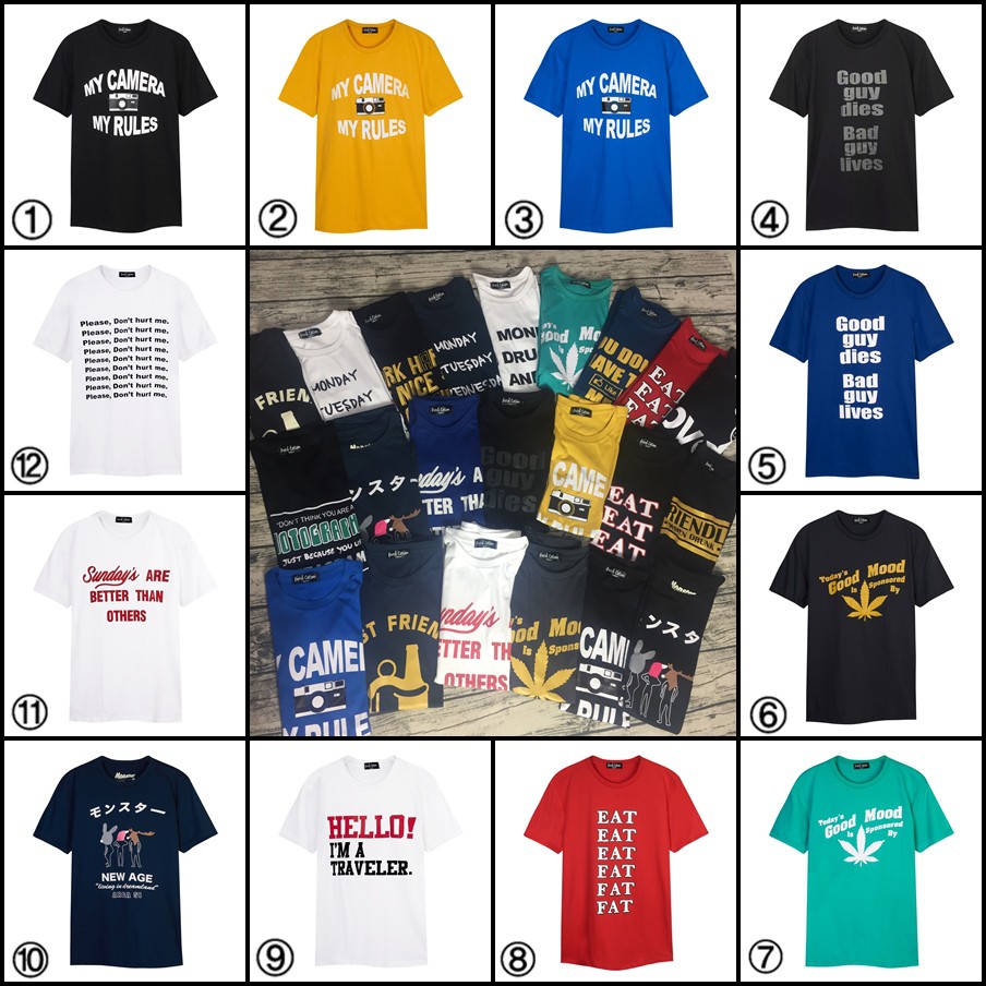 Áo thun chữ chính hãng Fresh Cotton phom suông Thái Lan FC017-FC032, unisex Nam Nữ | Shopee Việt Nam