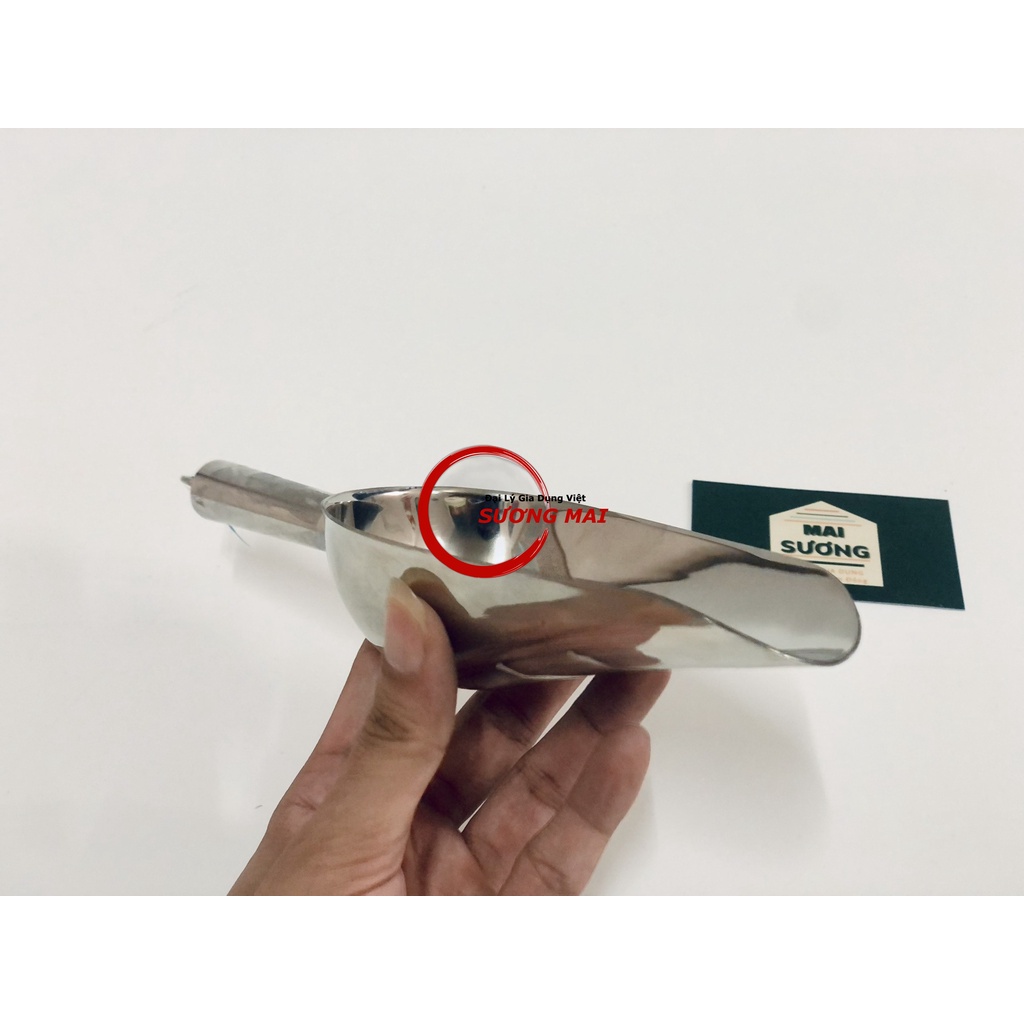 [Giá Sỉ] Xúc Đá INOX 304 Dày Dặn Không Gỉ