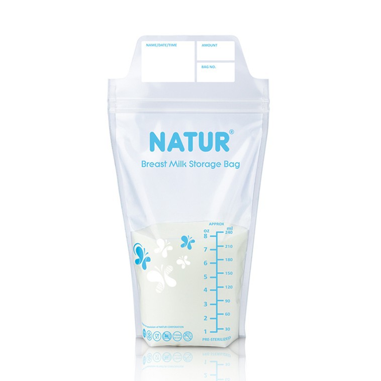 Túi trữ sữa Natur Thái Lan loại 240ml