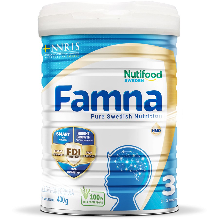 Sữa bột Nutifood Famna các số 1.2.3/400g