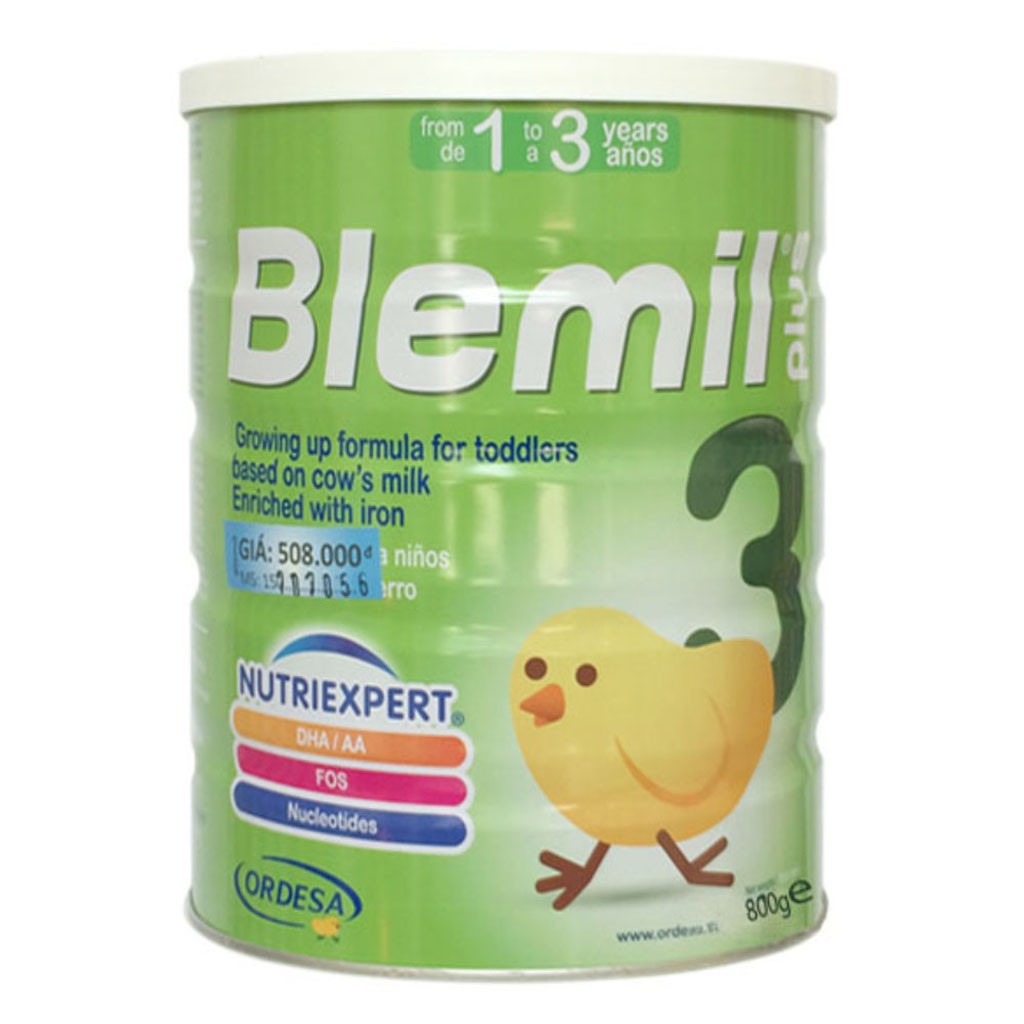 [CHÍNH HÃNG] Sữa Bột Blemil Plus 3 - Hộp 800g