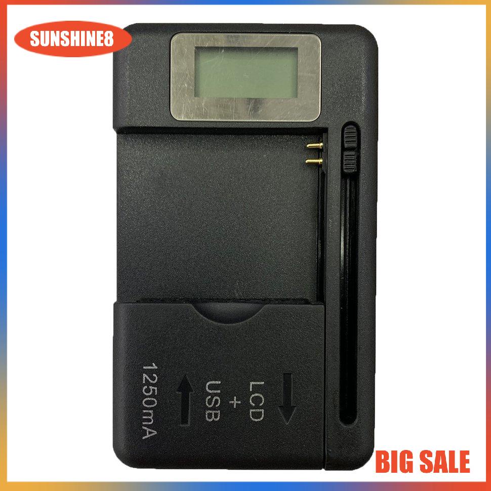【SUN】[59K]Màn hình chỉ báo LCD bộ sạc pin di động phổ quát cho điện thoại có cổng USB