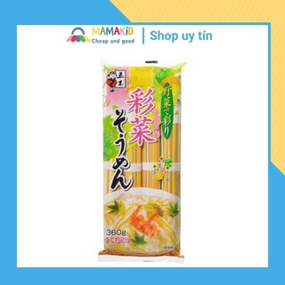 Mì somen rau củ ngũ sắc 320g Nhật Bản chay mặn đều dùng được
