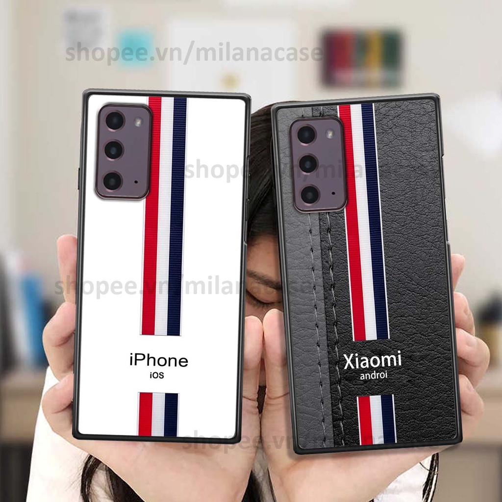 Ốp Samsung Note 20 in giả da phong cách thể thao, cá tính, thời trang