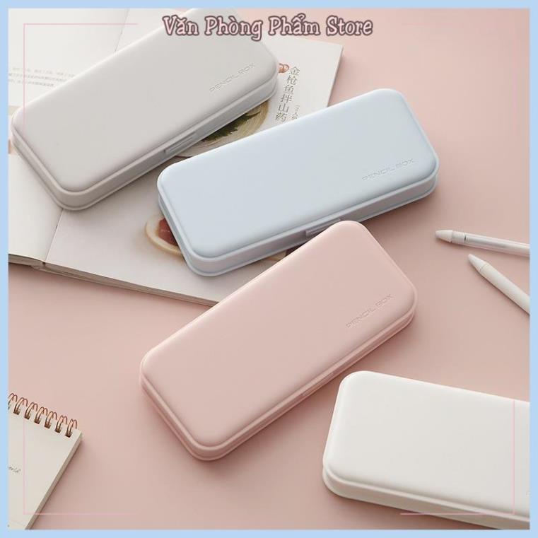 Hộp Bút Đa Năng Đẹp Nhiều Ngăn Có Thể Dán Sticker Cute CHo Học Sinh Màu Pastel