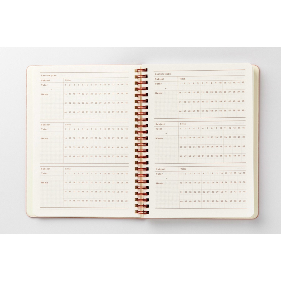 Sổ Planner Nhật Kí ARTBOX Hàn Quốc Bìa Màu Hồng Phấn In Chữ STEP BY STEP