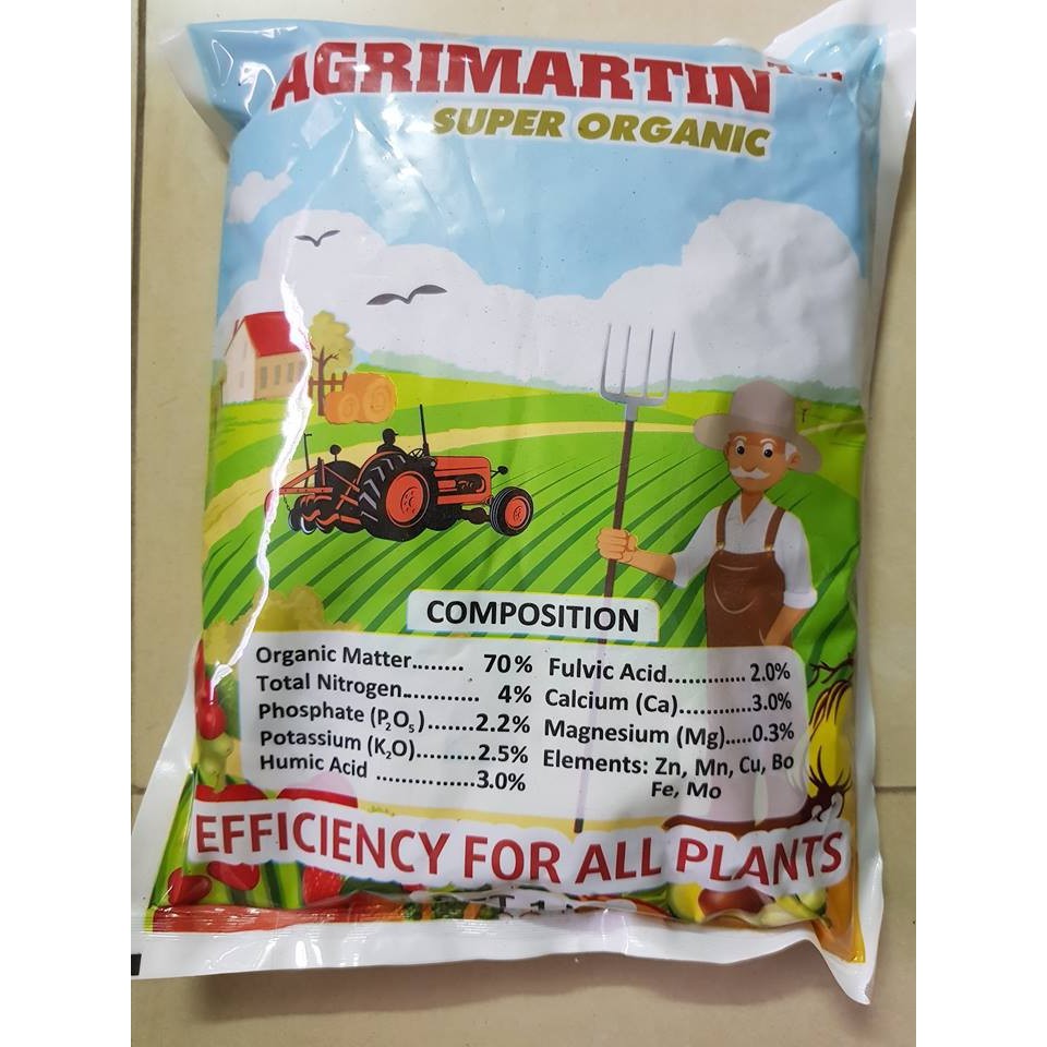 Phân bón hữu cơ AGRIMARTIN nhập khẩu Bỉ cao cấp DTAG01 | Vạn Tín Store