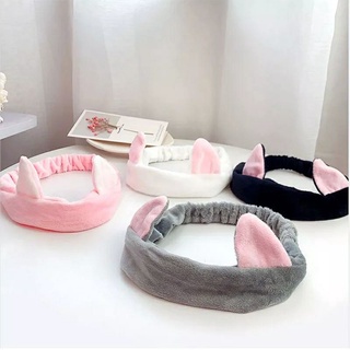 Băng đô cài tóc rửa mặt tai mèo