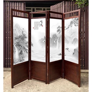 Vách ngăn bình phong gỗ trang trí