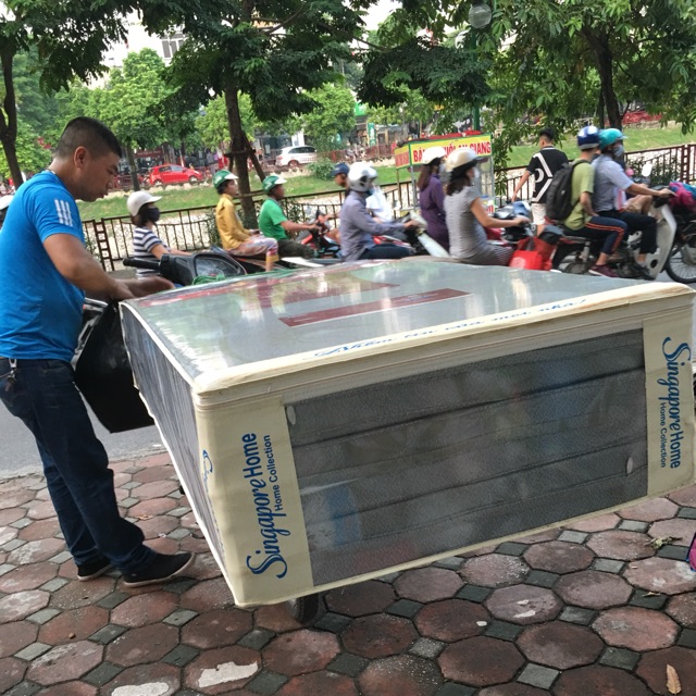 Đệm bông ép singgapo siêu cứng chắc ❤️180cm.200cm.9cm