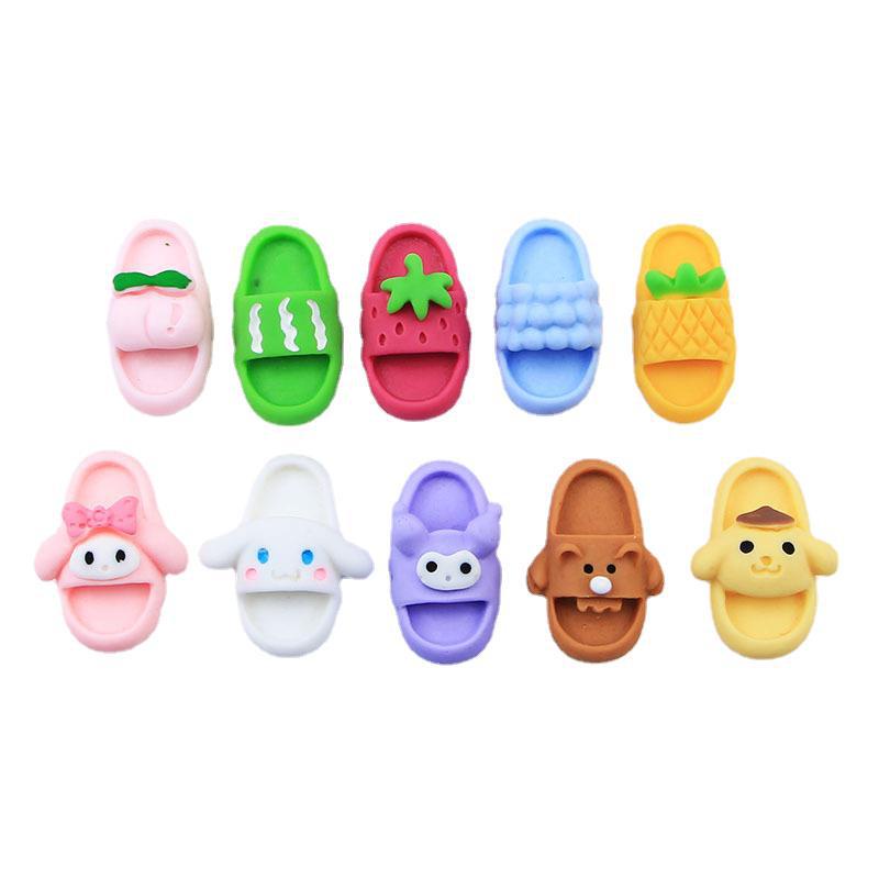 đôi giày nhỏ hoạt hình Resin phụ kiện dép Crocs charm DIY khóa giày crocs jibbitz Nhựa trang sức Phụ kiện trang trí giày crocs nút trang trí điện thoại di động Nắp đậy / Khung ảnh / Cốc nước / Túi Nguyên liệu làm phụ kiện handmade sáng tạo