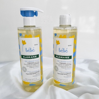 set tắm gội Klorane bebe 500ml
